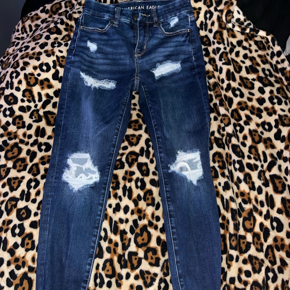 American eagle ripped jeans